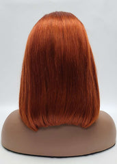 13X6 BOB straight lace front wig 100% unprocessed Brazilian human hair