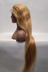 Honey Blonde "27" 15A grade Wig (100% Virgin Human Hair)