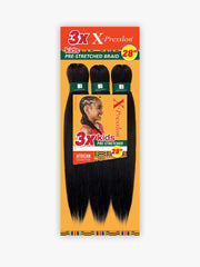 Sensationnel African Collection Kids Jumbo Braid Pre Stretched X Pression Hair 3x 28 ( 3 Packs )