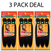 Sensationnel African Collection Kids Jumbo Braid Pre Stretched X Pression Hair 3x 28 ( 3 Packs )