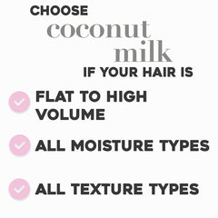 OGX Nourishing Coconut Oil Leave-In Hair Treatment with Coconut Oil & Bamboo 4OZ