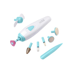 KISS Power File to Go Battery Powered 8 Pcs Portable Electric Nail File
