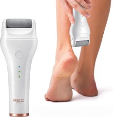 Cordless Foot Callus Remover Easy & Portable Long and Curved Roller Head Stone