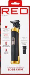 Red by Kiss Edge King Cordless Trimmer, Zero-Gapped