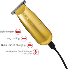 Red by Kiss Hair Clipper, Mini Cordless Hair Trimmer