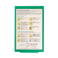 Kiss Quick Cover Natural Herbal Color Change Shampoo 3 Pouches (2 PACK, Natural Black)