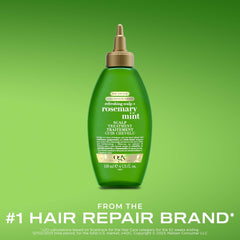 OGX Extra Strength Refreshing Scalp Minty Leave-In Dry Scalp Treatment for Shiny Hair, 4 fl. Oz