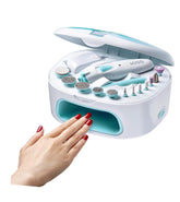 KISS Power File X Nail Dryer All-in-One Nail Care Kit 16 Pcs