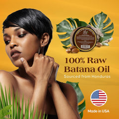 Batana Oil for Hair Growth & Repair %100 Raw Natural 4Oz