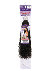 SOPRANO VIRGIN 9A REMI Feather Crochet BURMESE CURL 100% Human CROCHET Hair Natural Color
