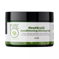 Pure O Natural Neatbraid Beauty Professional Conditioning Shining Gel 8oz