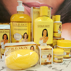 Gold Skin clarifying 6-Piece Face & Body Kit With Argan Oil
