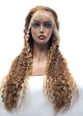 HIGHLIGHT 27/30 HD lace Front WIG 100% Human Hair (BEST QUALITY) 15A grade