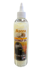 Coconut Oil 100% Pure Growth Promoter for Hair & Skin with Vitamin E 6oz