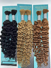 Weave Master Bulk Hair 100% Human Hair For Braiding - WATER WAVE Bulk