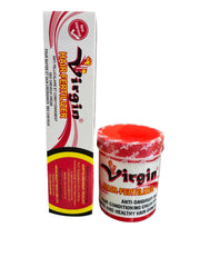 Virgin Hair Fertilizer for Rapid Growth, Anti-Dandruff Cream Jar & Tube Set (8oz , 155g)