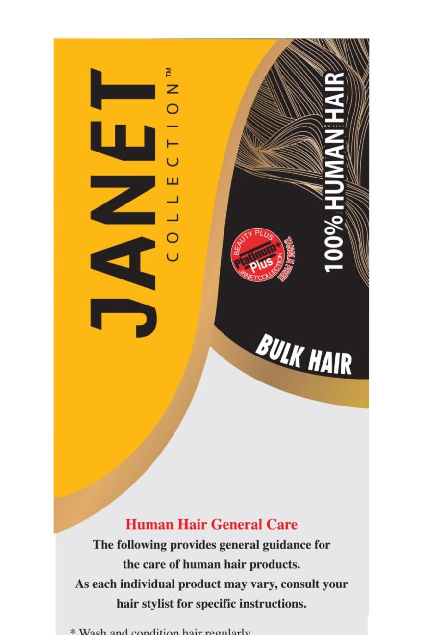 JANET COLLECTION – New Deep Bulk 100% Human Hair Braid – Crochet Braid – REMY Hair – Extension – Human Hair JANET COLLECTION – New Deep Bulk 100% Human Hair Braid – Crochet Braid – REMY Hair – Extension – Human Hair