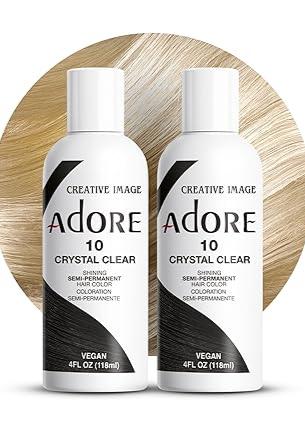 Adore Semi Permanent Hair Color  4 Fl Oz  (Pack of 2)