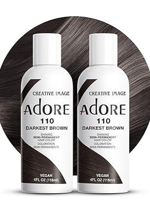 Adore Semi Permanent Hair Color  4 Fl Oz  (Pack of 2)