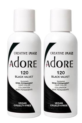 Adore Semi Permanent Hair Color  4 Fl Oz  (Pack of 2)