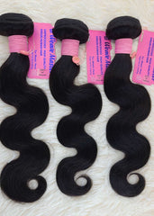 Brazilian HAIR 100% Unprocessed Brazilian 12A GRADE PREMIUM QUALITY FULL DENSITY