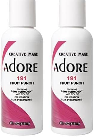 Adore Semi Permanent Hair Color  4 Fl Oz  (Pack of 2)