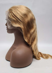 Honey Blonde "27"  15A grade Wig (100% Virgin Human Hair)