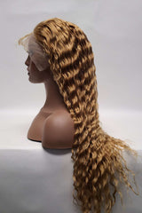 Honey Blonde "27"  15A grade Wig (100% Virgin Human Hair)