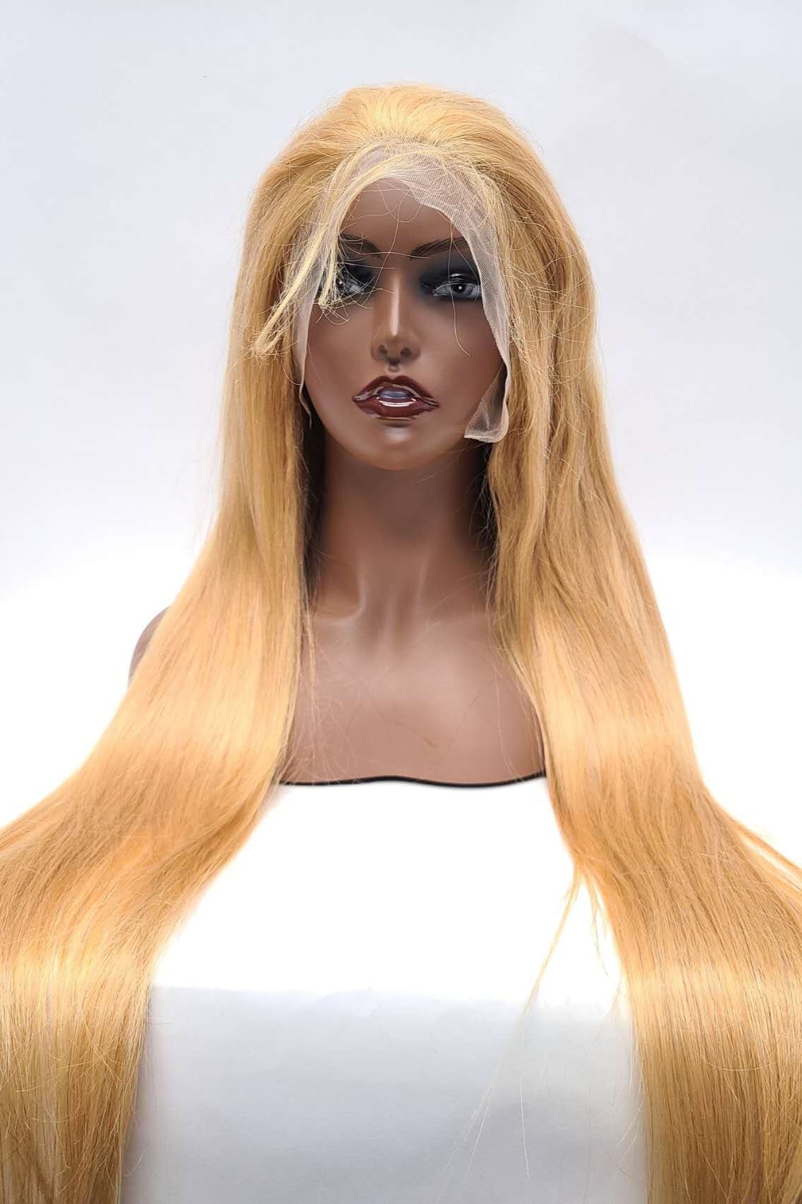 Honey Blonde "27"  15A grade Wig (100% Virgin Human Hair)