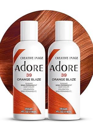 Adore Semi Permanent Hair Color  4 Fl Oz  (Pack of 2)