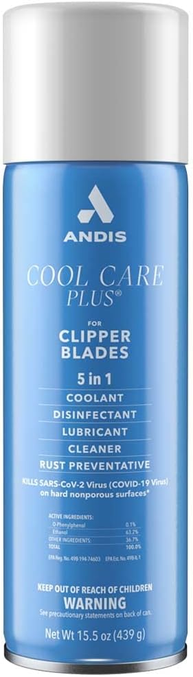 Andis Cool Care Plus For Blades, Big Size 15.5 Ounce