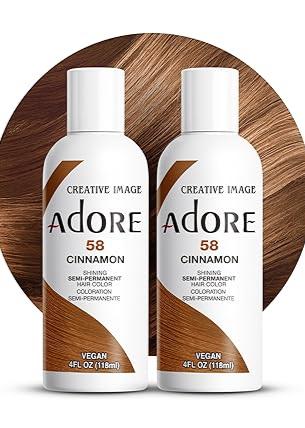 Adore Semi Permanent Hair Color  4 Fl Oz  (Pack of 2)