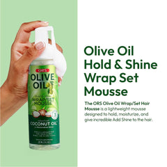 ORS Olive Oil Hold & Shine Wrap/Set Mousse