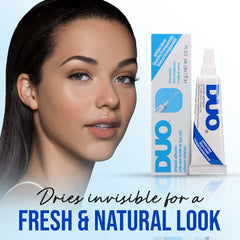 DUO Strip Eyelash Adhesive Clear, for Fake Strip Lash, 0.5 oz,