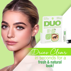 DUO Brush-On Lash Adhesive with Vitamins A, C , E, Clear