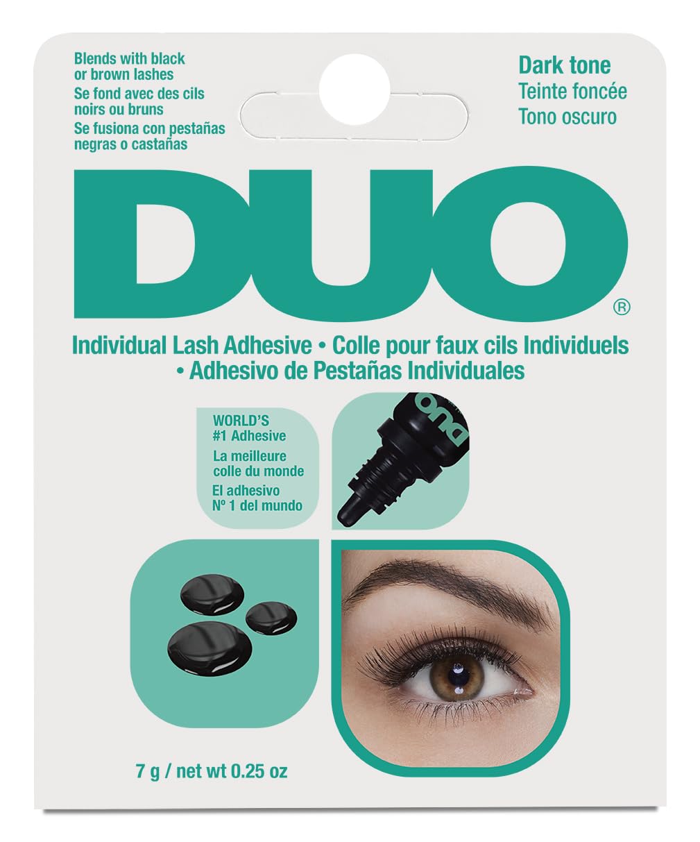 DUO Individual Lash Adhesive, for False Individual Lashes, Dark, 0.25 oz