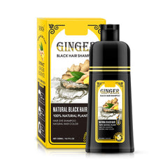 Ginger Black Hair Dye Shampoo Completes in 5 Minutes Jumbo Size