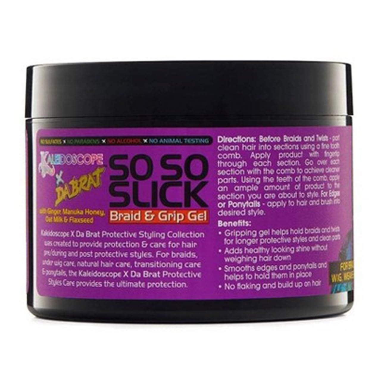 Kaleidoscope So So Slick x Da Brat Braid & Grip Gel 8 Oz