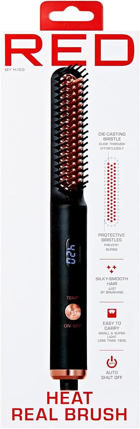 Red by Kiss Heat Real Brush Portable & Easy to Carry