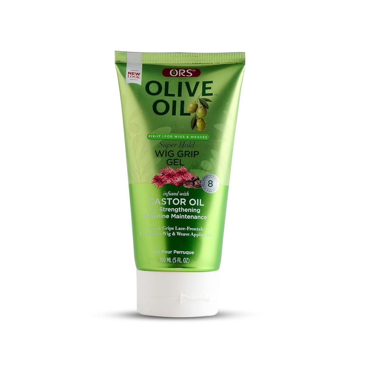 ORS Olive Oil FIX-IT Grip Gel Infused with Castor Oil For Strengthening & Hairline Maintenance Ultra Hold