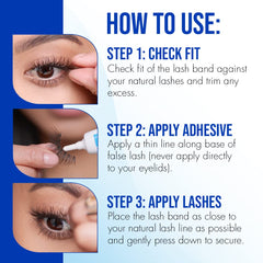 DUO Strip Eyelash Adhesive Clear, for Fake Strip Lash, 0.5 oz,