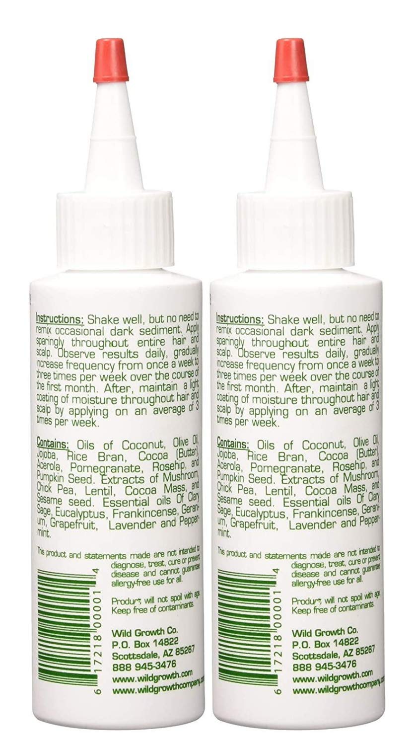 Wild Growth Hair Oil 4oz "Pack of 2"