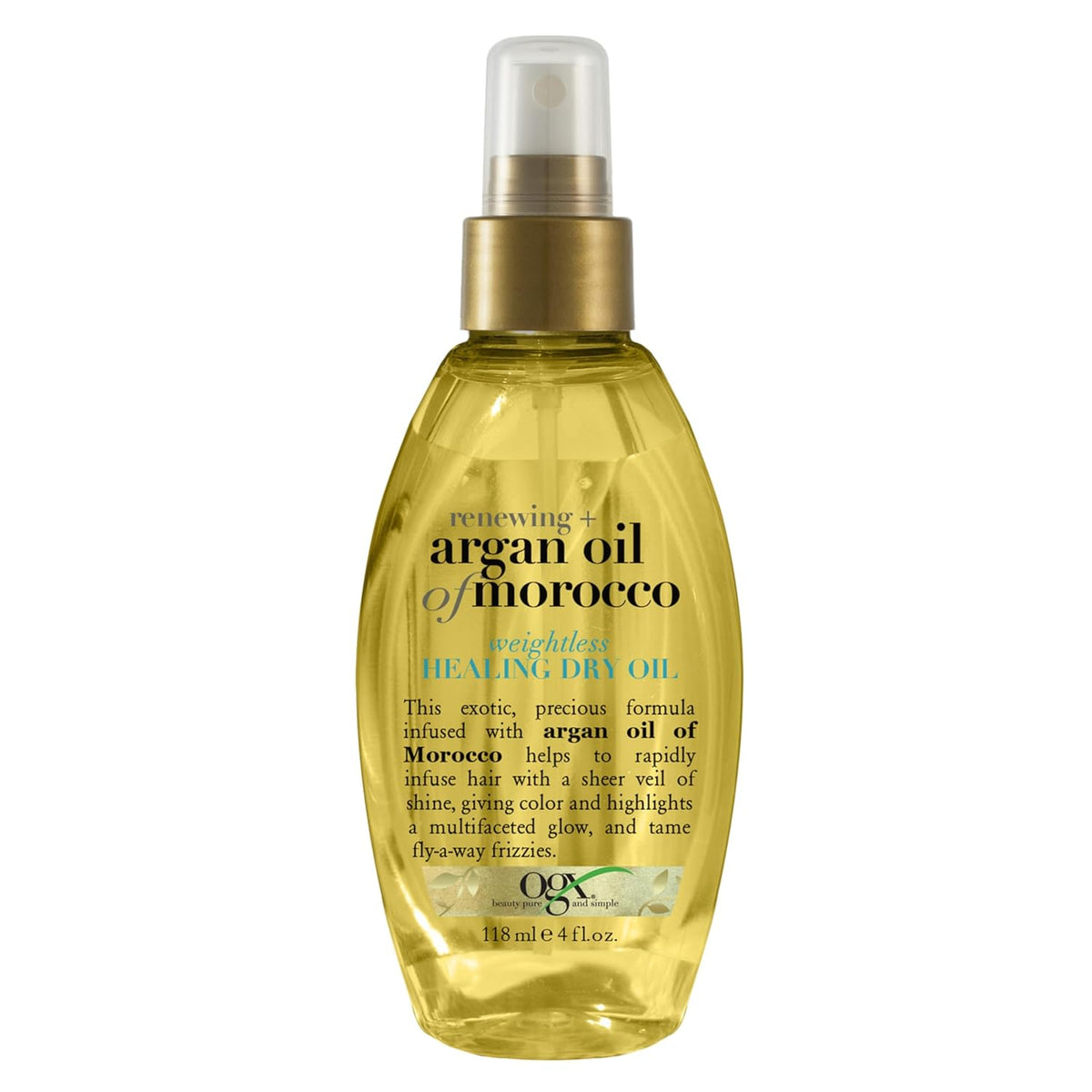 OGX Argan Oil of Morocco Frizzy Har and Flyaways Healing Dry Oil Spray 4 Oz