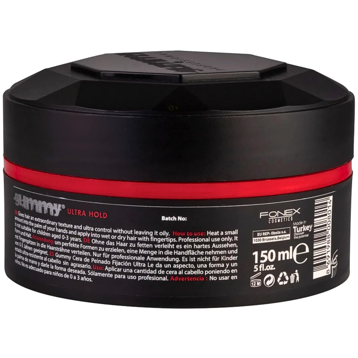 Gummy Ultra Hold Hair Styling Wax, 5 Oz