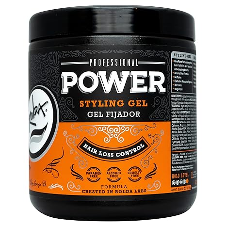 Rolda Power Styling Gel Hair Loss Control 17.6oz