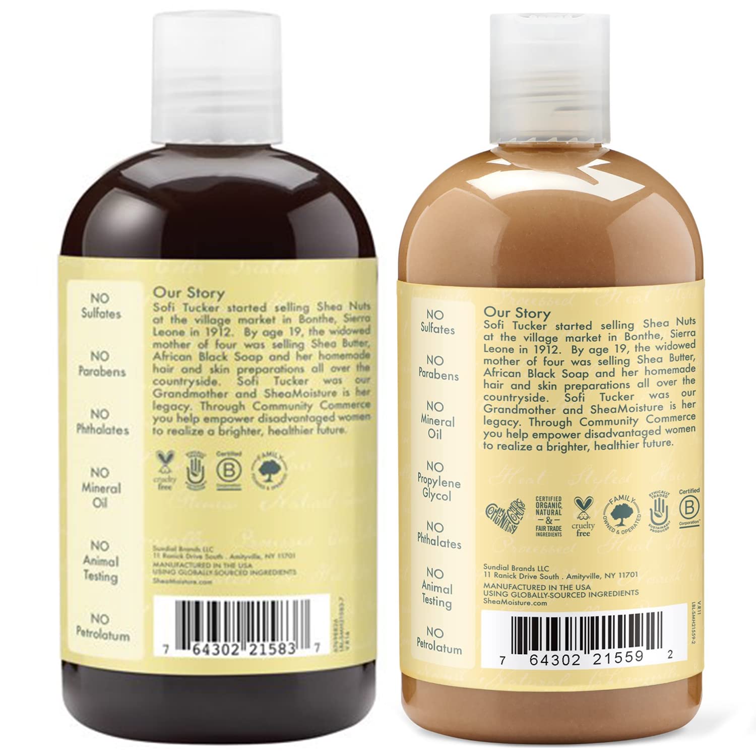 Shea Moisture Strengthen Jamaican Black Castor Oil Set Shampoo & Conditioner