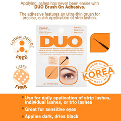 DUO Brush-On Strip Lash Adhesive - Dark Tone