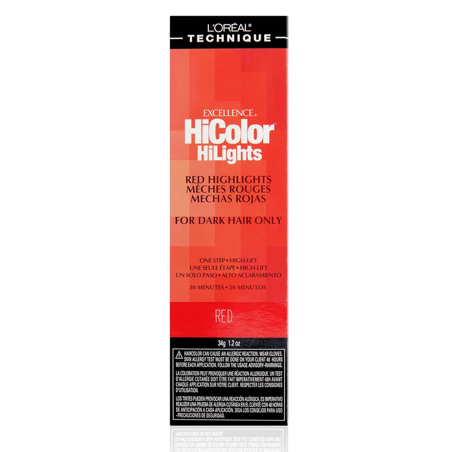 Hicolor Advertisements HiColor Red HiLights Permanent Hair Color for Dark Hair – talasbeauty