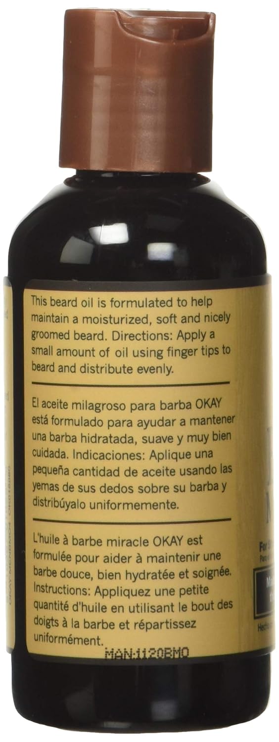 OKAY MEN BEARD MIRACLE OIL 4oz / 118ml