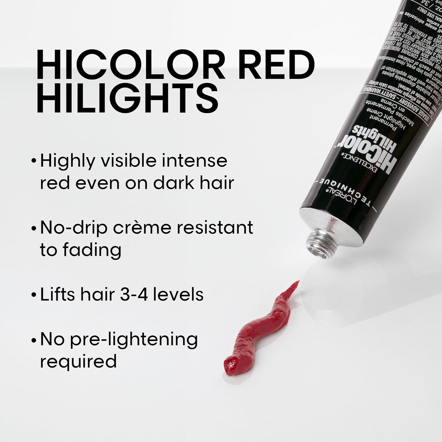 HiColor Red HiLights Permanent Hair Color for Dark Hair